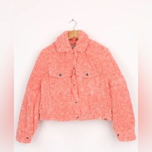 EUC We The Free Coral Teddy Jacket
